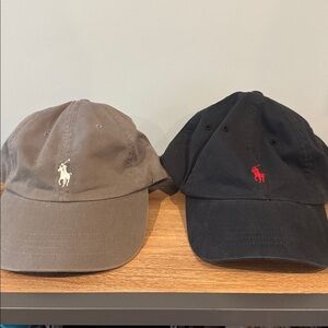 Lot of 2 Ralph Lauren Polo hats